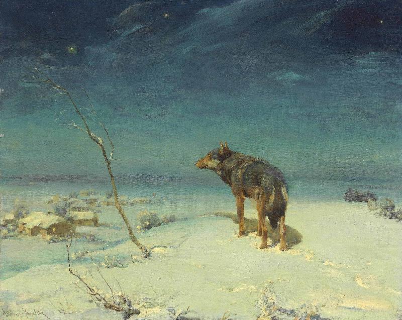The lone Wolf, Alfred de Dreux